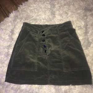 Forever21 size small navy green skirt